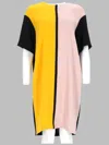 One Multicolor Print Dress In Multicolor