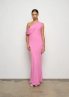 One Of Others Bardot Dress In Vivid Pink