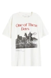 One Of These Days Across The Plains Graphic T-shirt In Bone