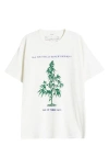 One Of These Days All You Really Have Is Your Mind Graphic T-shirt In Bone