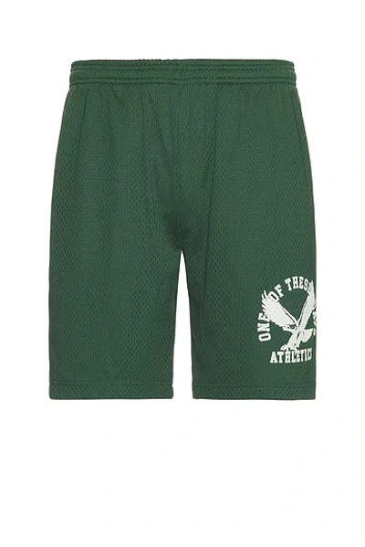 One Of These Days Athletic Short In Forest Green