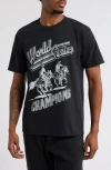 One Of These Days Man T-shirt Steel Grey Size Xl Cotton In Washed Black