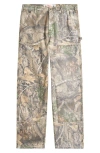 One Of These Days Camo Double Knee Pants In Green