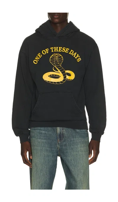 One Of These Days Cobra Pullover Hoodie In Black
