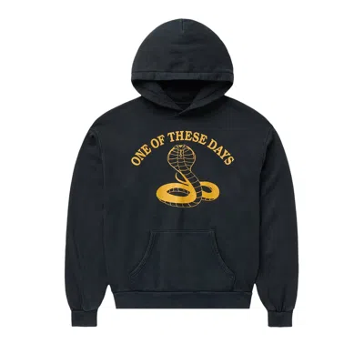 Pre-owned One Of These Days Cobra Pullover Hoodie 'washed Black' | Men's Size Xl