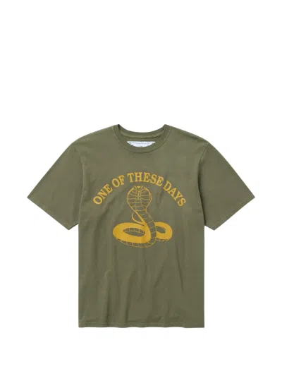 One Of These Days Cobra T-shirt In Green