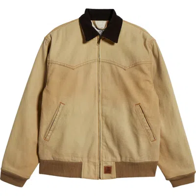 One Of These Days Cotton Canvas Ranch Jacket In Worn Tan