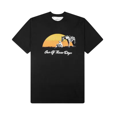 Pre-owned One Of These Days Could Only Remember T-shirt 'hard Washed Black' | Men's Size L