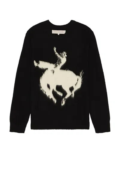 One Of These Days Cowboy Knit Sweater In Black