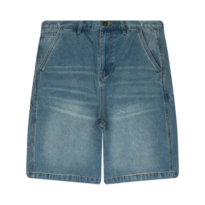 Pre-owned One Of These Days Denim Painter Shorts 'indigo' | Blue | Men's Size S