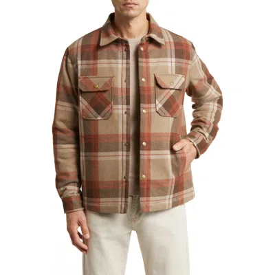 ONE OF THESE DAYS ONE OF THESE DAYS FLANNEL WOOL BLEND OVERSHIRT