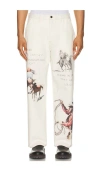 ONE OF THESE DAYS FORT COURAGE PAINTER trousers