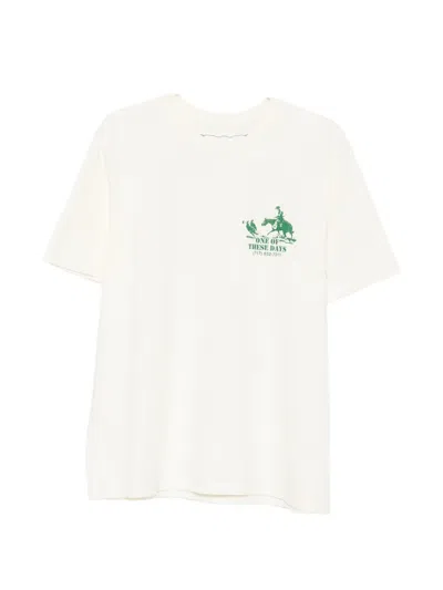 One Of These Days Graphic-print T-shirt In White