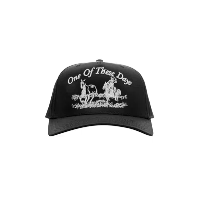 Pre-owned One Of These Days Just For A Moment 5 Panel Hat 'black' | Men's Size Onesize