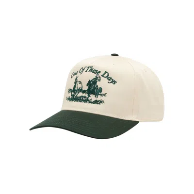 Pre-owned One Of These Days Just For A Moment 5 Panel Hat 'green/natural' | Men's Size Onesize