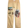 One Of These Days Just Like It Began Painter's Pants In Worn Tan