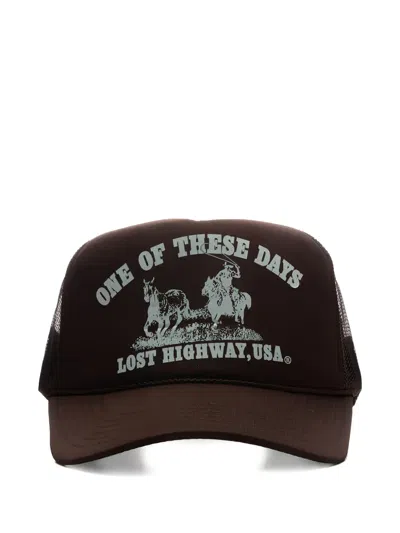One Of These Days Lost Highway Cap In Brown