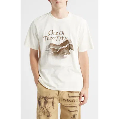 One Of These Days Lost Highway Graphic T-shirt In Brown