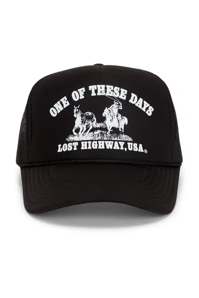 One Of These Days Lost Highway Trucker In Black