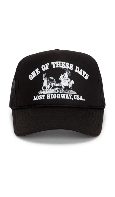 One Of These Days Lost Highway Trucker In Black