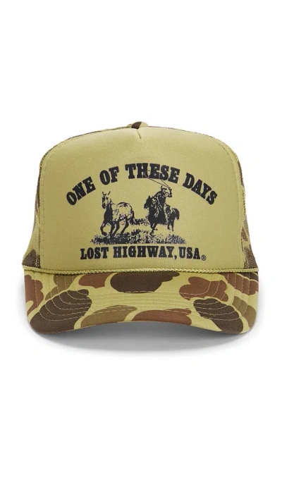 One Of These Days Lost Highway Trucker In Green