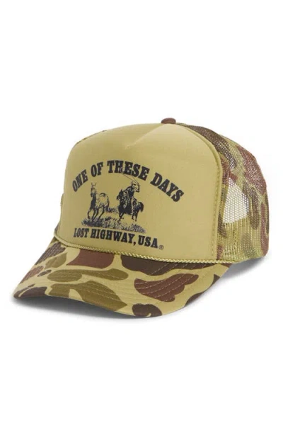 One Of These Days Lost Highway Trucker Hat In Metallic