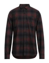 One Of These Days Man Shirt Burgundy Size M Textile Fibers In Red