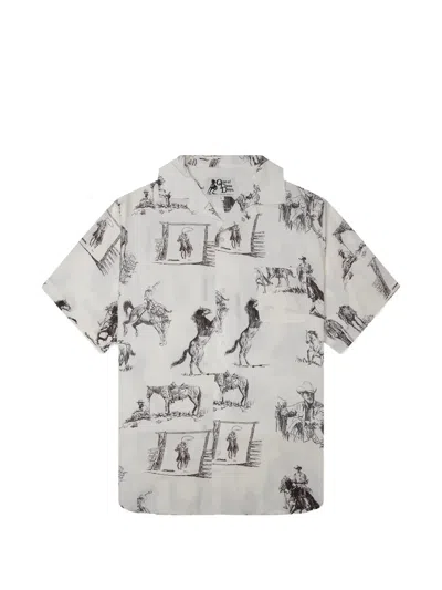 One Of These Days Montage Camp-collar Shirt In Multi