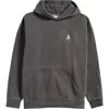 One Of These Days Setting On Today Graphic Hoodie In Washed Black
