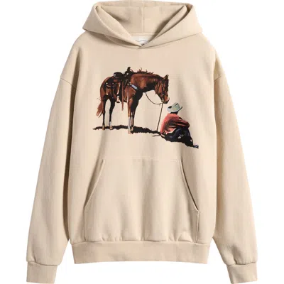 One Of These Days So Far Away Graphic Hoodie In Neutral