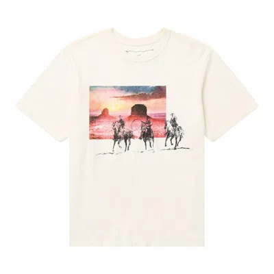 Pre-owned One Of These Days The Day The Rains Came T-shirt 'bone' | White | Men's Size S