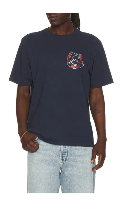 One Of These Days Valley Riders Tshirt In Blue