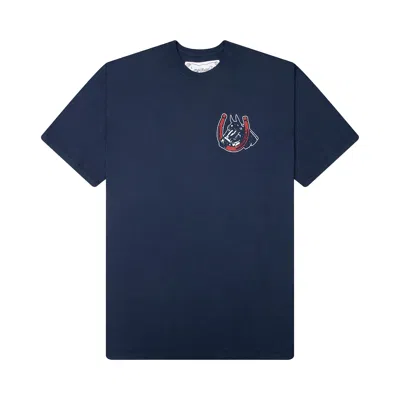 Pre-owned One Of These Days Valley Riders T-shirt 'sun Faded Washed Navy' | Blue | Men's Size S