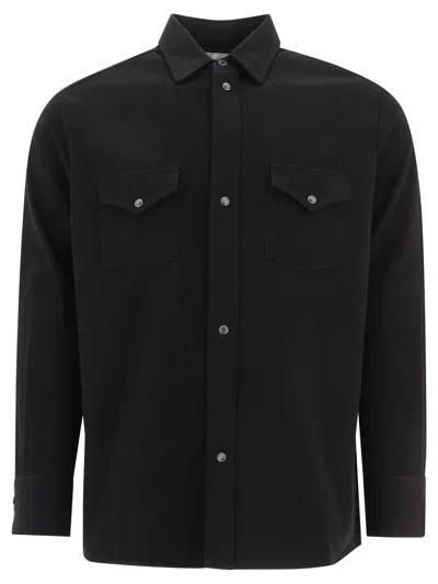 One Of These Days Western Shirts Black