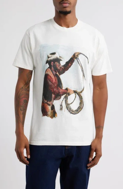 One Of These Days Where The West Has Gone Graphic T-shirt In Bone