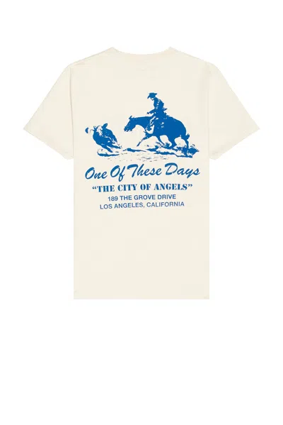One Of These Days X Fwrd The City Of Angels Tee In Bone