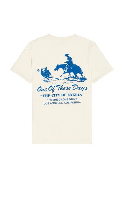 One Of These Days X Fwrd The City Of Angels Tee In Bone