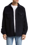 ONE OF THESE DAYS ONE OF THESE DAYS X WOOLRICH WESTERN FAUX SHEARLING BUTTON-UP SHIRT