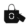 One Of Us Women's Black Totely Yours 2-in-1 Tote Shopping Bag - Ash In Black