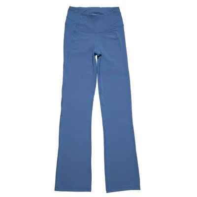 One Of Us Women's Blue Freya Catches The Bus Flared Leggings - Azul