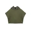 One Of Us Women's Green Ada The Little Kangaroo Raglan Sleeve Hoodie Forest