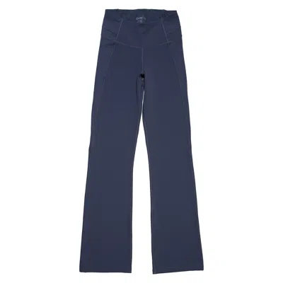 One Of Us Women's Grey Freya Catches The Bus Flared Leggings - Smoky Ash