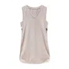 One Of Us Women's Neutrals Helen Can Be Anywhere Anytime V-neck Side Cut-out Dress - Sand