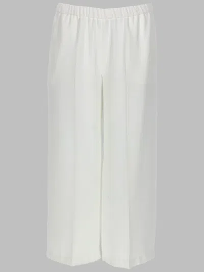 One Pantal Dritto In White