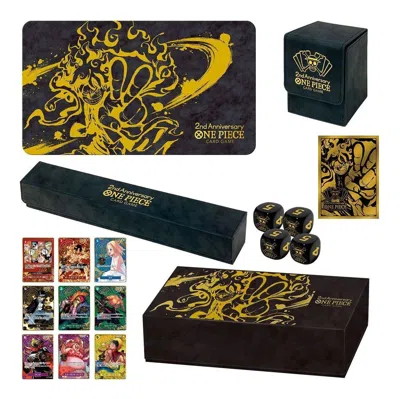 One Piece Card Jp '2nd Anniversary Set' In Black