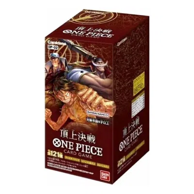 One Piece Card Jp Booster Pack Box 'paramount War' In Multi