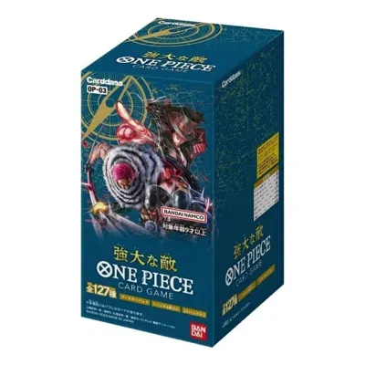 One Piece Card Jp Booster Pack Box 'pillars Of Strength' In Blue