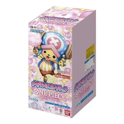 One Piece Card Jp Extra Booster Box 'memorial Collection' In Pink