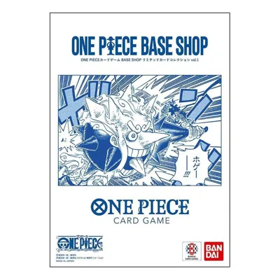 One Piece Card Jp Limited Card Collection ""base Shop Vol.1"" In Blue