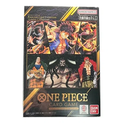 One Piece Card Jp Premium Card Collection 'leader Collection' In Black